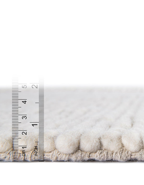 Auckland Stripes Wool Collection Area Rug - Waitomo Rectangle Ivory  lifestyle 36