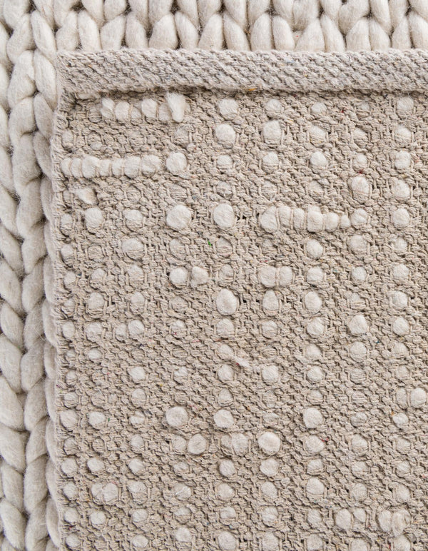 Auckland Stripes Wool Collection Area Rug - Waitomo Rectangle Ivory  lifestyle 48