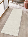 Auckland Stripes Wool Collection Area Rug - Waitomo Runner Ivory  lifestyle 101