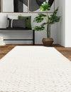 Auckland Stripes Wool Collection Area Rug - Waitomo Runner Ivory  lifestyle 124