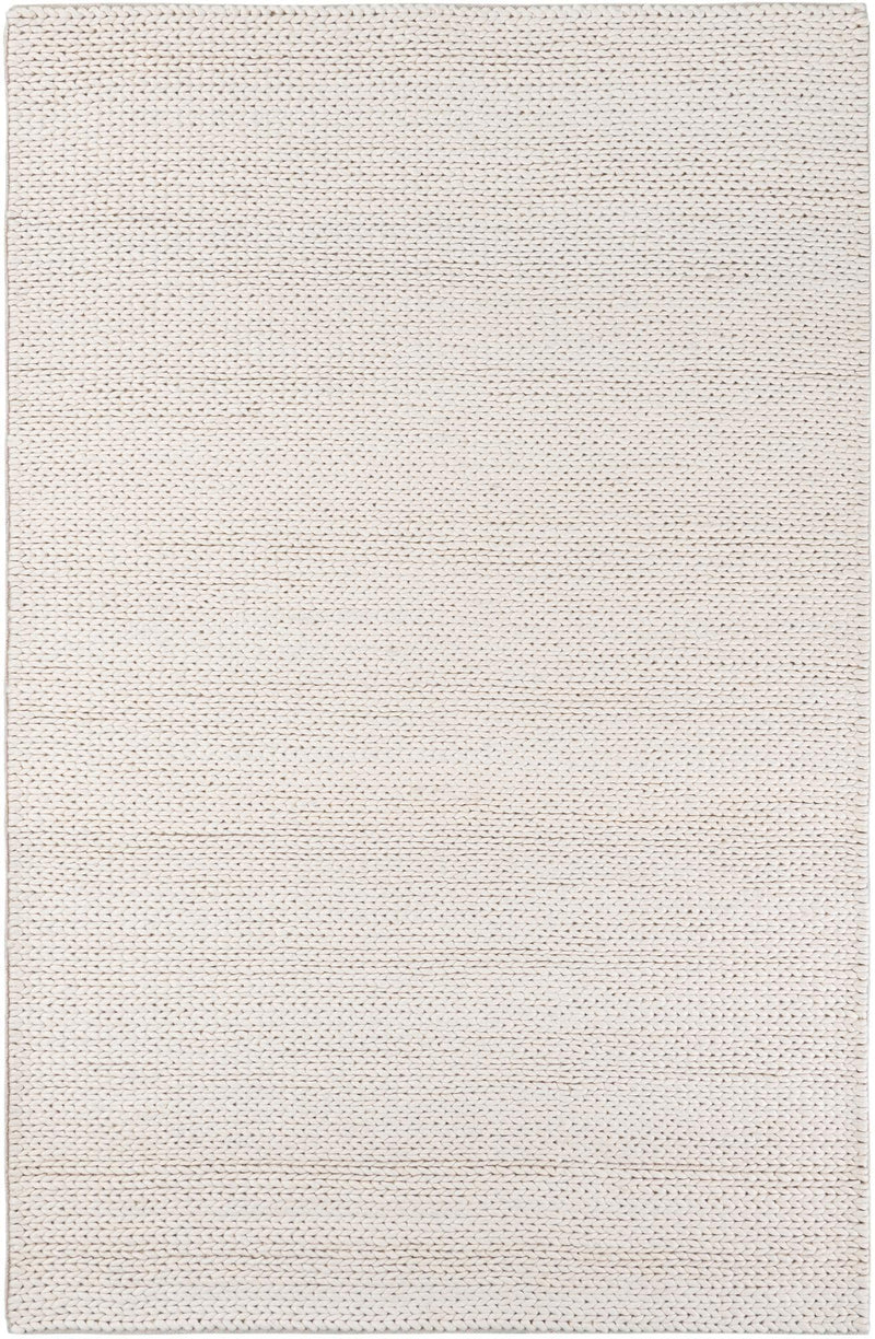 Auckland Stripes Wool Collection Area Rug - Waitomo Rectangle Ivory  lifestyle 3