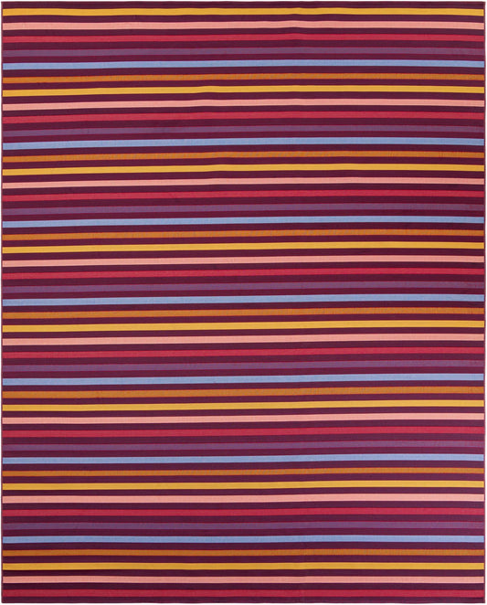 Seaside Stripes Collection Area Rug - Azul Rectangle Multi Main