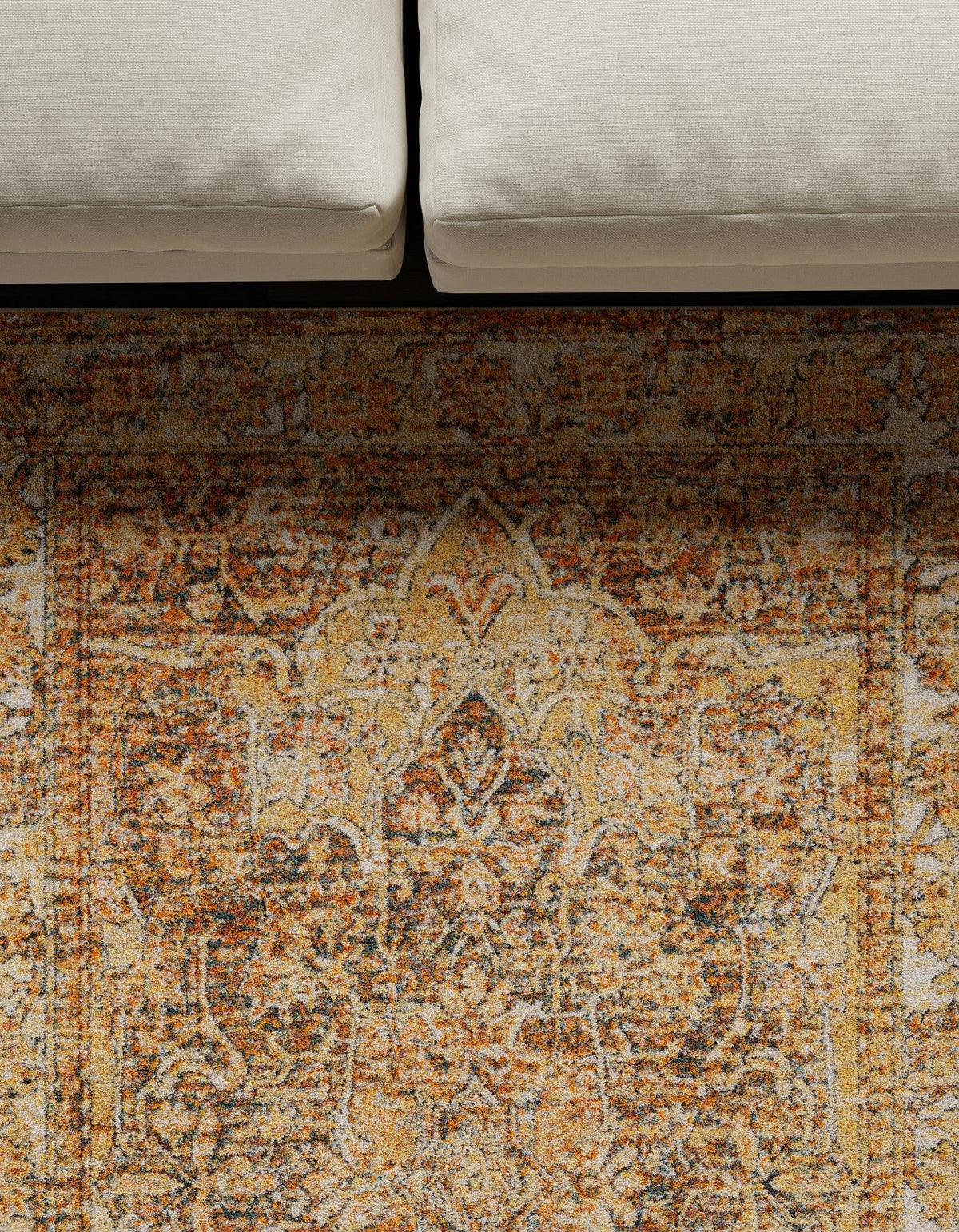 Savannah Soiree Collection Area Rug -  Everglade (LBrown Blue) Rectangle LBrown Blue  lifestyle 5