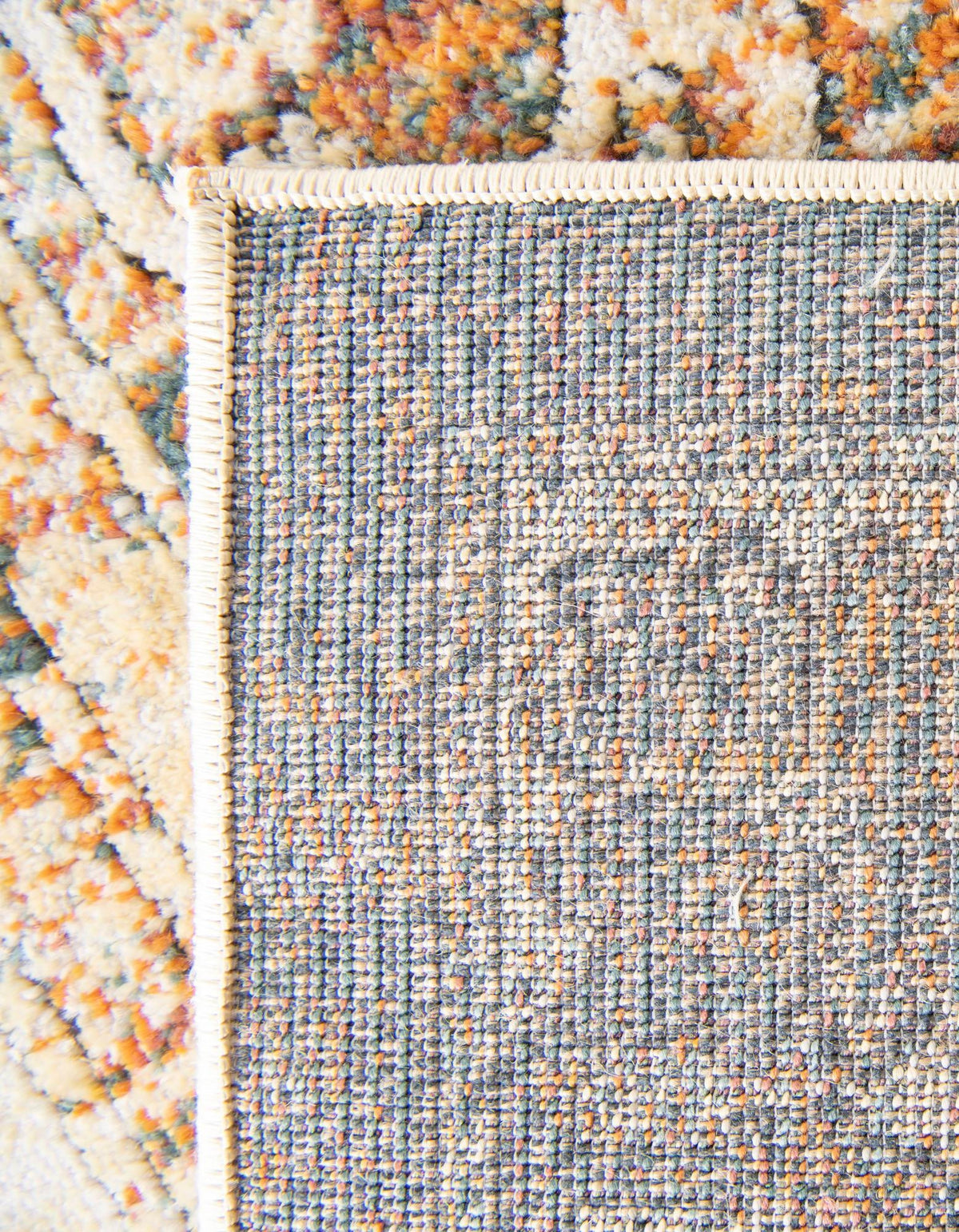 Savannah Soiree Collection Area Rug -  Everglade (LBrown Blue) Runner LBrown Blue  lifestyle 17