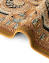 Patio Elegance Collection Area Rug - Veranda Rectangle Black Gold Brown  lifestyle 10