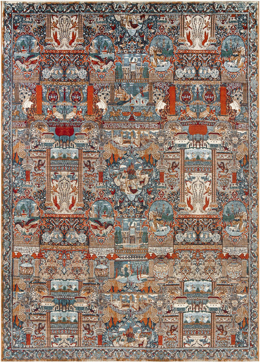 Patio Elegance Collection Area Rug -  Oasis Rectangle Multi Main