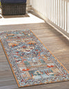 Patio Elegance Collection Area Rug -  Oasis Runner Multi  lifestyle 26