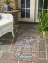 Patio Elegance Collection Area Rug -  Oasis Runner Multi  lifestyle 37