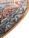 Patio Elegance Collection Area Rug -  Oasis Round Multi  lifestyle 48