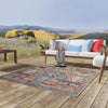 Patio Elegance Collection Area Rug -  Oasis Square Multi  lifestyle 74