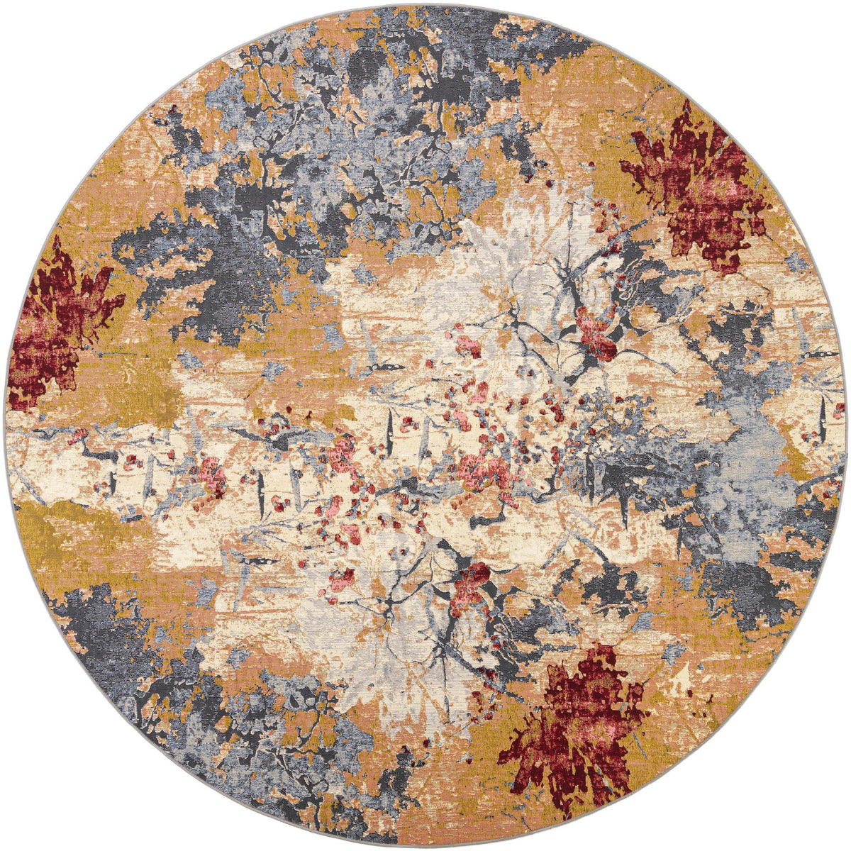 Urban Terrace Collection Area Rug -  Alcove Round Multi  lifestyle 20