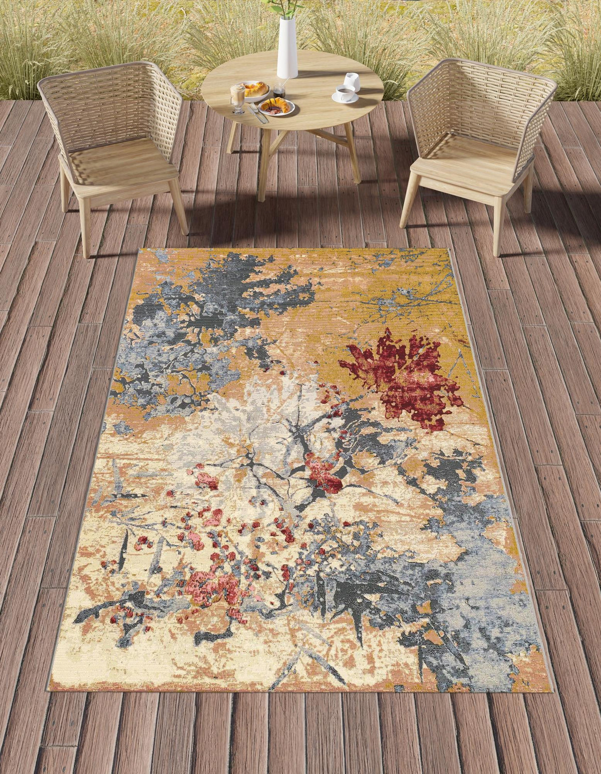 Urban Terrace Collection Area Rug -  Alcove Rectangle Multi  lifestyle 4