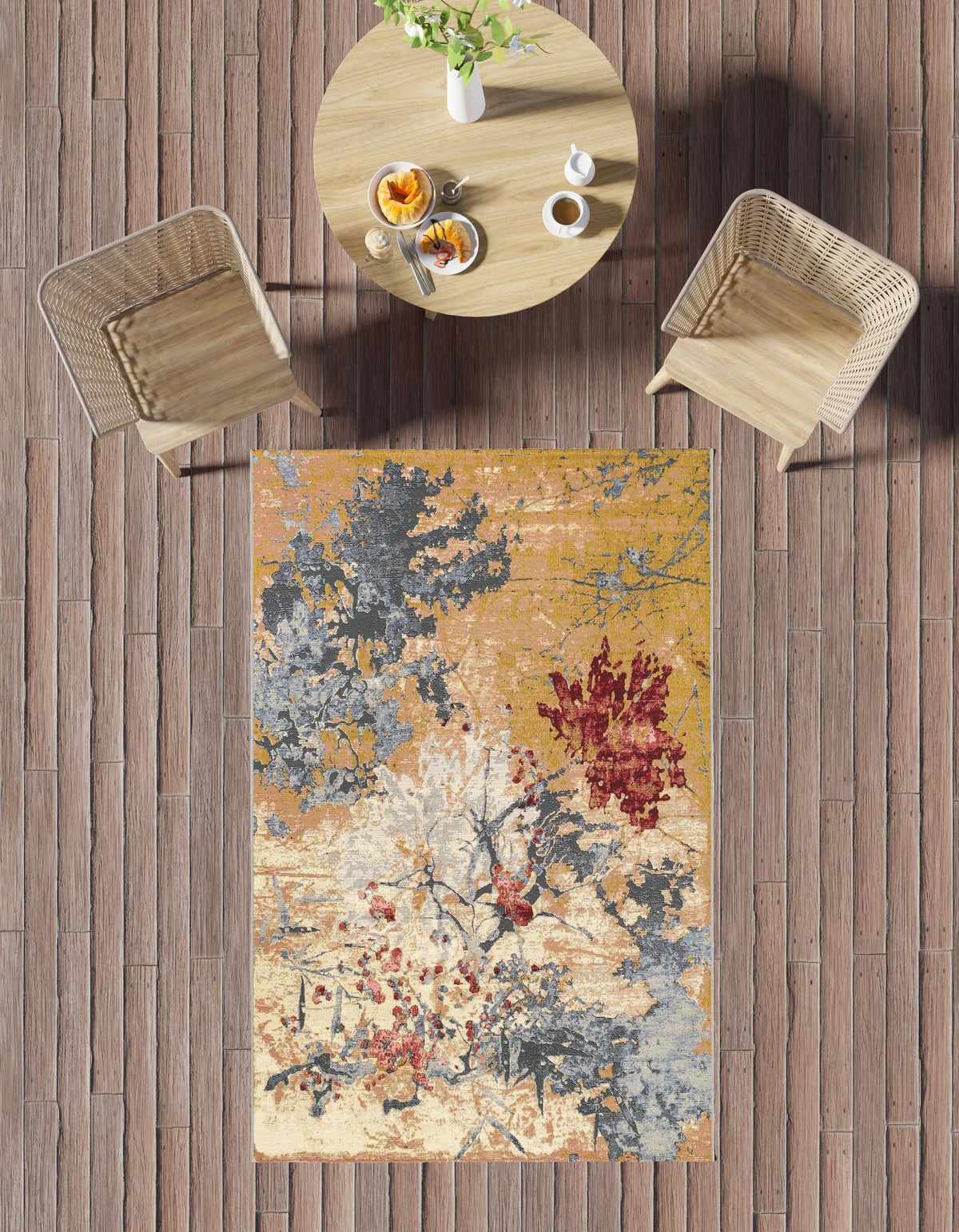 Urban Terrace Collection Area Rug -  Alcove Rectangle Multi  lifestyle 15