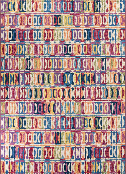 Urban Terrace Collection Area Rug -  Boardwalk Rectangle Multi Main