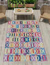 Urban Terrace Collection Area Rug -  Boardwalk Rectangle Multi  lifestyle 4
