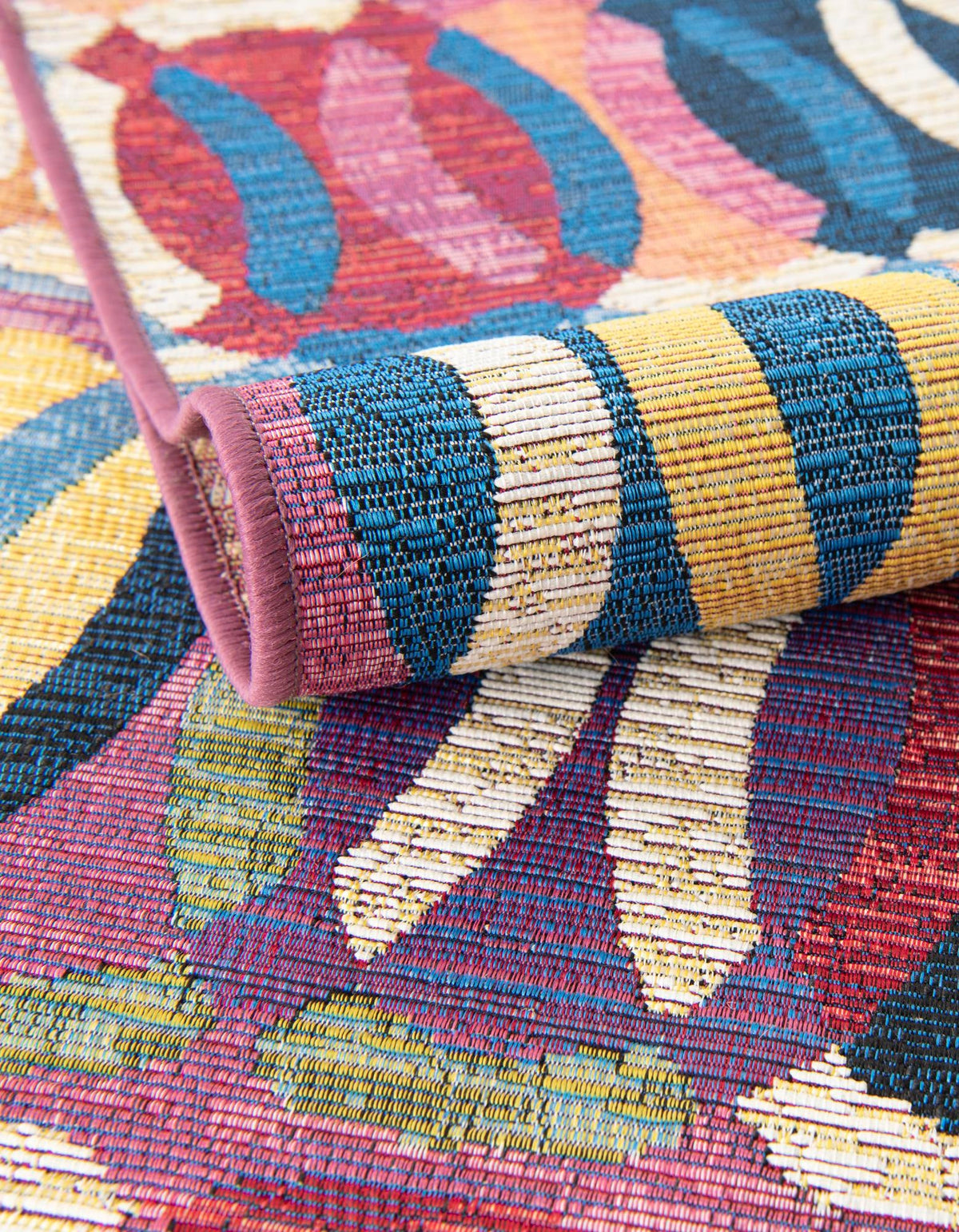 Urban Terrace Collection Area Rug -  Boardwalk Rectangle Multi  lifestyle 6