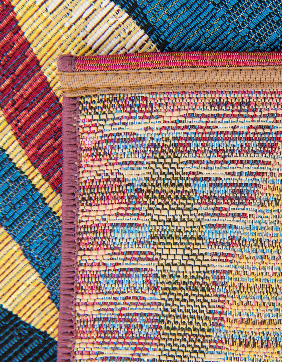 Urban Terrace Collection Area Rug -  Boardwalk Rectangle Multi  lifestyle 9