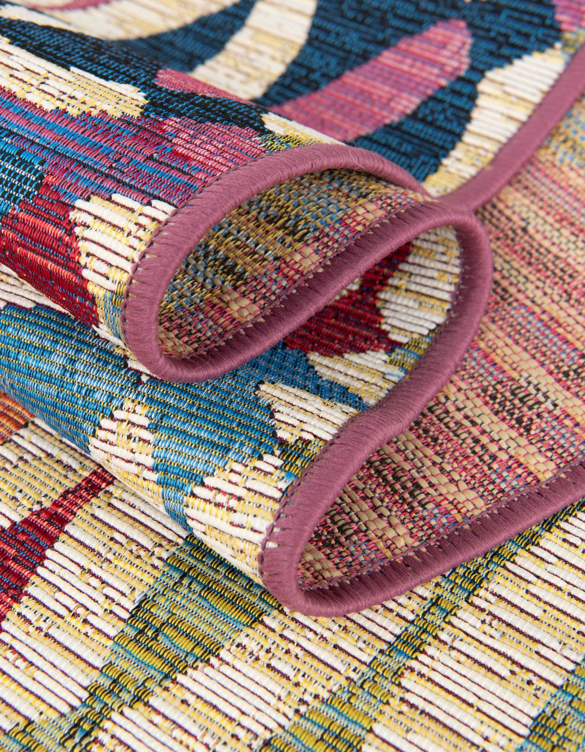 Urban Terrace Collection Area Rug -  Boardwalk Rectangle Multi  lifestyle 13