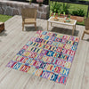 Urban Terrace Collection Area Rug -  Boardwalk Rectangle Multi  lifestyle 16