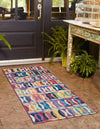 Urban Terrace Collection Area Rug -  Boardwalk Runner Multi  lifestyle 45