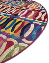 Urban Terrace Collection Area Rug -  Boardwalk Round Multi  lifestyle 59