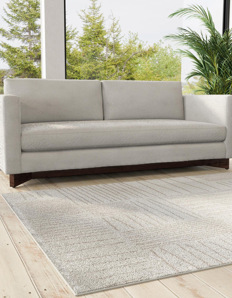 Charleston Elegance Collection Area Rug - Magnolia Rectangle Ivory  lifestyle 15