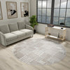 Charleston Elegance Collection Area Rug -  Palmetto Round Ivory  lifestyle 164