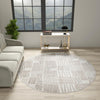 Charleston Elegance Collection Area Rug -  Palmetto Round Ivory  lifestyle 176
