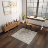 Charleston Elegance Collection Area Rug -  Palmetto Square Ivory  lifestyle 165