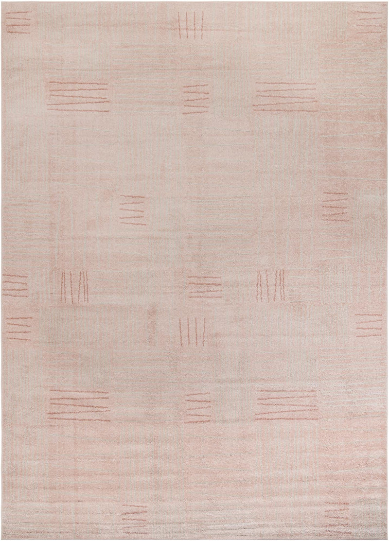 Charleston Elegance Collection Area Rug - Magnolia Rectangle Pink Main