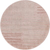 Charleston Elegance Collection Area Rug - Magnolia Round Pink Main
