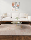 Charleston Elegance Collection Area Rug - Magnolia Rectangle Pink  lifestyle 2
