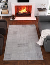 Charleston Elegance Collection Area Rug - Magnolia Rectangle Gray  lifestyle 3