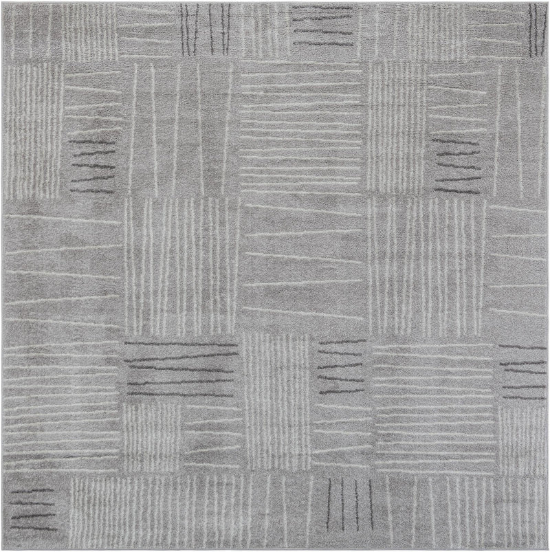 Charleston Elegance Collection Area Rug - Magnolia Square Gray  lifestyle 79