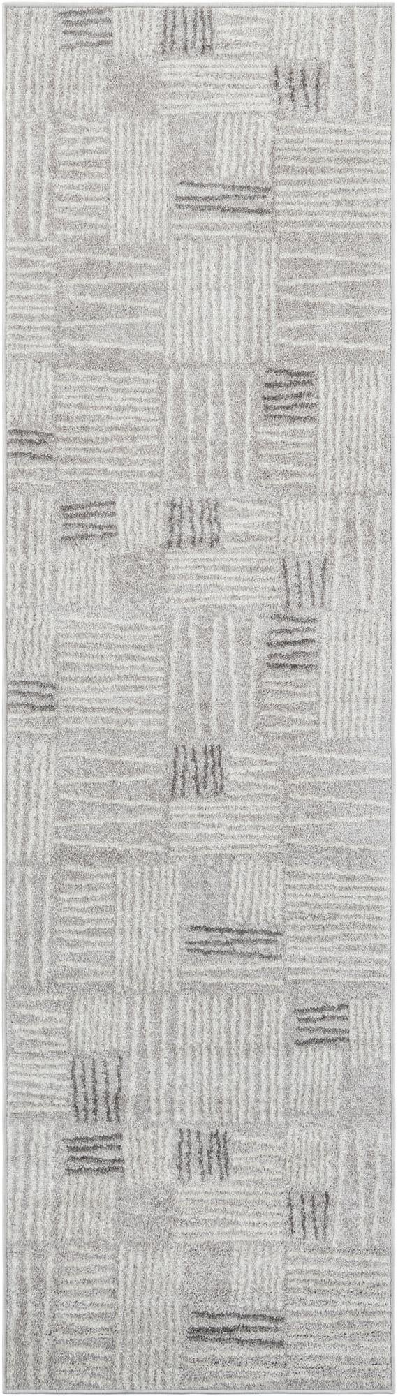Charleston Elegance Collection Area Rug -  Palmetto Runner Gray  lifestyle 56
