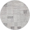 Charleston Elegance Collection Area Rug -  Palmetto Round Gray Main
