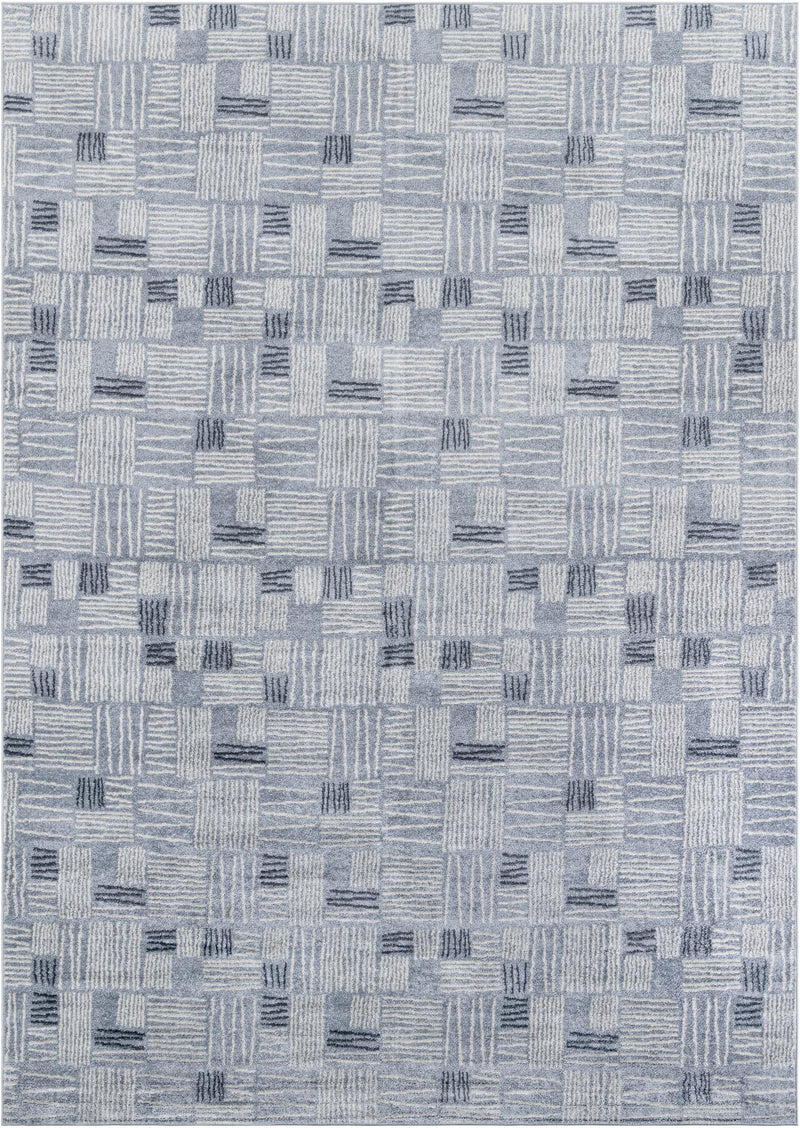 Charleston Elegance Collection Area Rug -  Palmetto Rectangle Light Blue  lifestyle 4