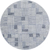 Charleston Elegance Collection Area Rug -  Palmetto Round Light Blue Main
