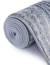 Charleston Elegance Collection Area Rug -  Palmetto Runner Light Blue  lifestyle 11