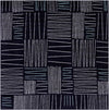 Charleston Elegance Collection Area Rug - Magnolia Square Navy Blue Main
