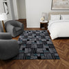 Charleston Elegance Collection Area Rug -  Palmetto Rectangle Navy Blue  lifestyle 24