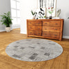 Charleston Elegance Collection Area Rug -  Palmetto Round Gray  lifestyle 16