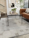 Charleston Elegance Collection Area Rug -  Palmetto Rectangle Gray  lifestyle 2