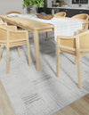 Charleston Elegance Collection Area Rug -  Palmetto Rectangle Gray  lifestyle 5