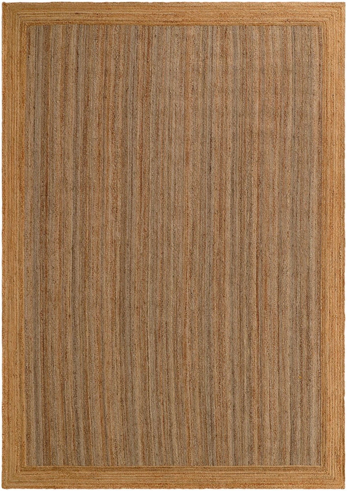 Woven Seaside Jute Collection Area Rug - Nantucket Rectangle Brown and Gray  lifestyle 2