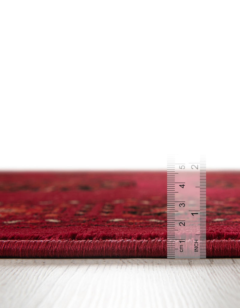 Samarkand Elegance Collection Area Rug -  Fergana Rectangle Red  lifestyle 4