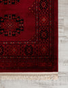 Samarkand Elegance Collection Area Rug -  Fergana Rectangle Red  lifestyle 5