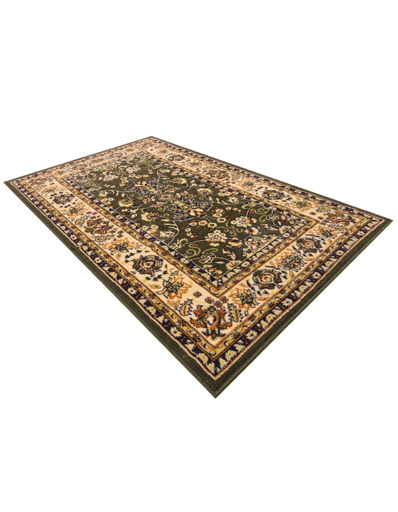 Isfahan Elegance Collection Area Rug - Naghsh-e Jahan (Green) Rectangle Green  lifestyle 23