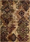 Bistro Lounge Collection Area Rug -  Piccolo Rectangle Beige  lifestyle 2