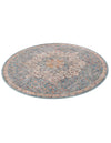 Coastal Haven Collection Area Rug - Seabreeze (Blue) Round Blue  lifestyle 24